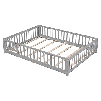 Amazon.com: Queen Size Montessori Bed Floor Bed for Kid